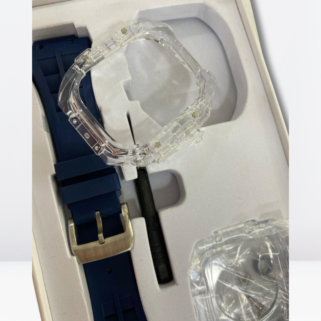 Urban Sports Modification Kit (49mm) Includes (Clear Watch Case with Silicone Strap)