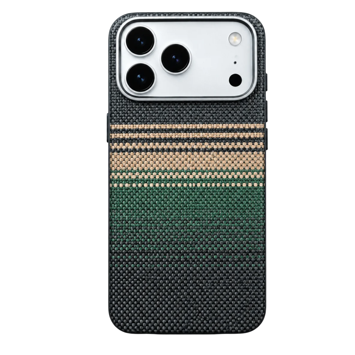 Luxo Carbon Green Lines Texture Case