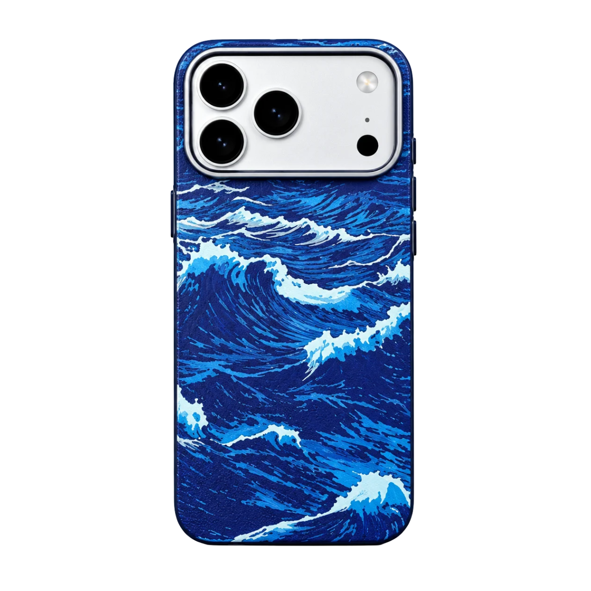 LUXO CARBON MAGSAFE CASE- SEA WAVES PATTERN