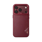 Kajsa Matrix Collection Aramid Fiber Back Case-Cherry-iPhone 18/17 Pro Max