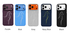 Luxo Carbon Texture Horse Design Slim Magsafe Case