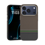 Protective Apple iPhone Back Cover - Prestige ArmorPro Case Built with Kevlar® Carbon Fibre for iPhone 17 Pro - Style 2