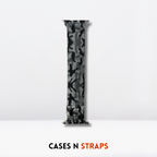 Printed Magnetic Milanese Mesh Loop iWatch Military Strap Mobile Case by CoverMeUp - Style 2