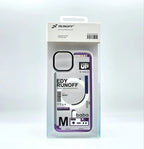 Protective Apple iPhone Back Cover - iPhone HD Label Print Magsafe Case - Style 5