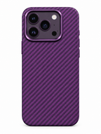 Luxo Hybrid Carbon Magsafe Series - Burgundy Color