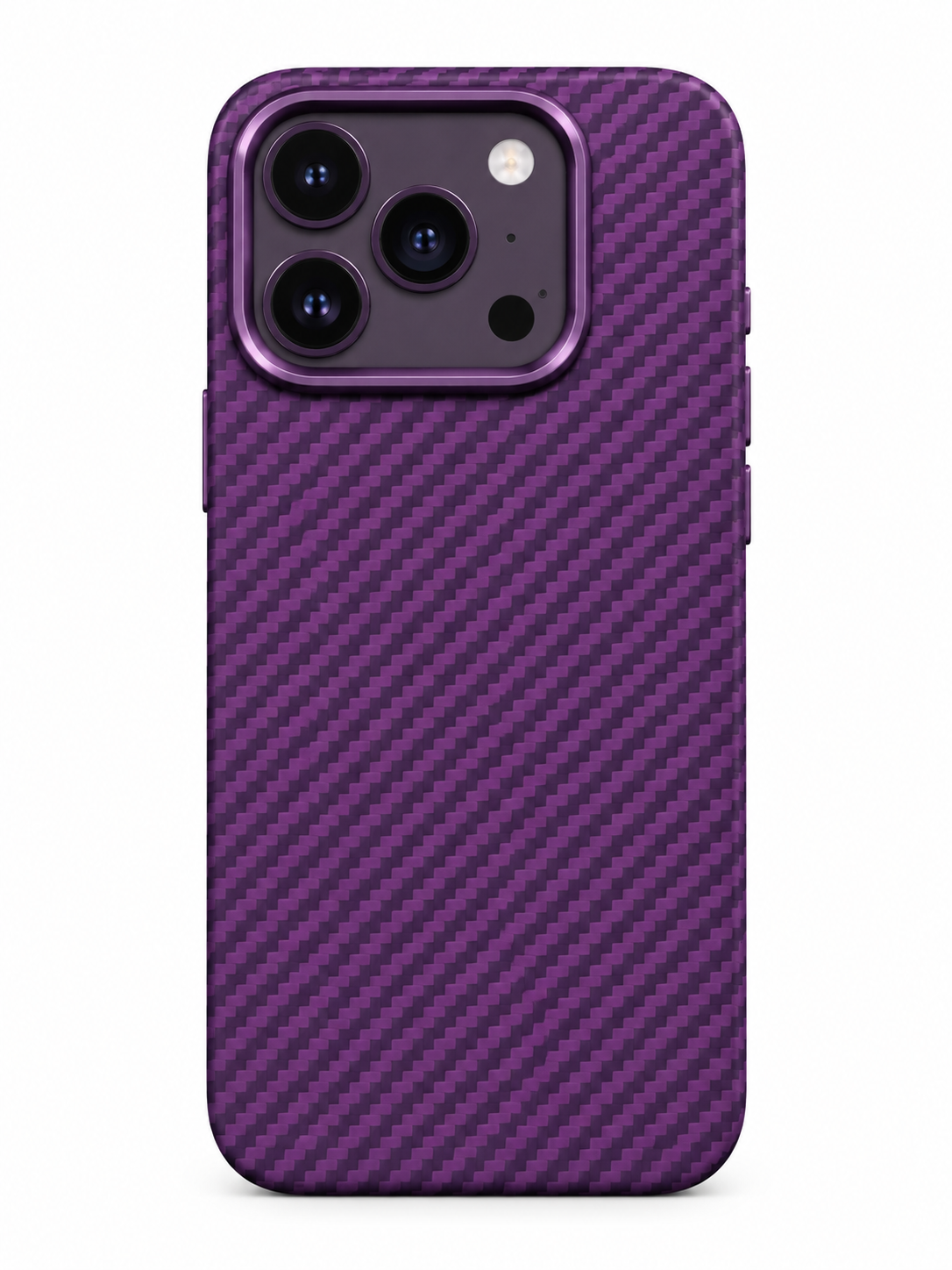 Luxo Hybrid Carbon Magsafe Series - Burgundy Color