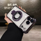 Protective Apple iPhone Back Cover - Colnel Transparent MagSafe Case For iPhone - Style 11