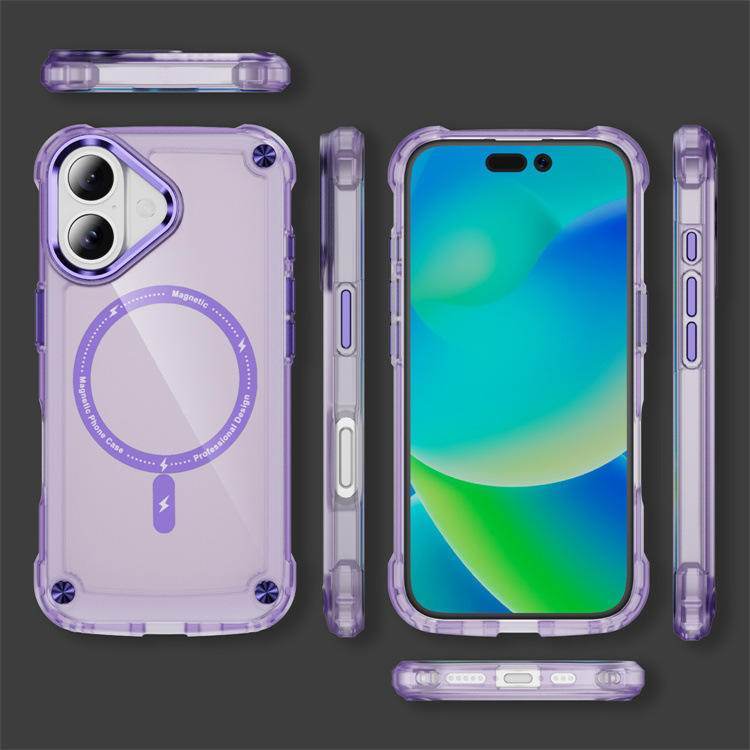 Protective Apple iPhone Back Cover - Wave Armor Matte Magsafe Shield Case - iPhone - Style 9