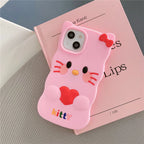 Protective Apple iPhone Back Cover - Cartoon Silicone Case for iPhone for Kids Girls and Womens - Style 9
