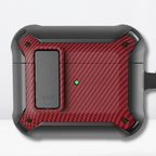 Rugged Hard Shell Protective Case for AirPods 3 (Red) Mobile Case by CoverMeUp - Style 2