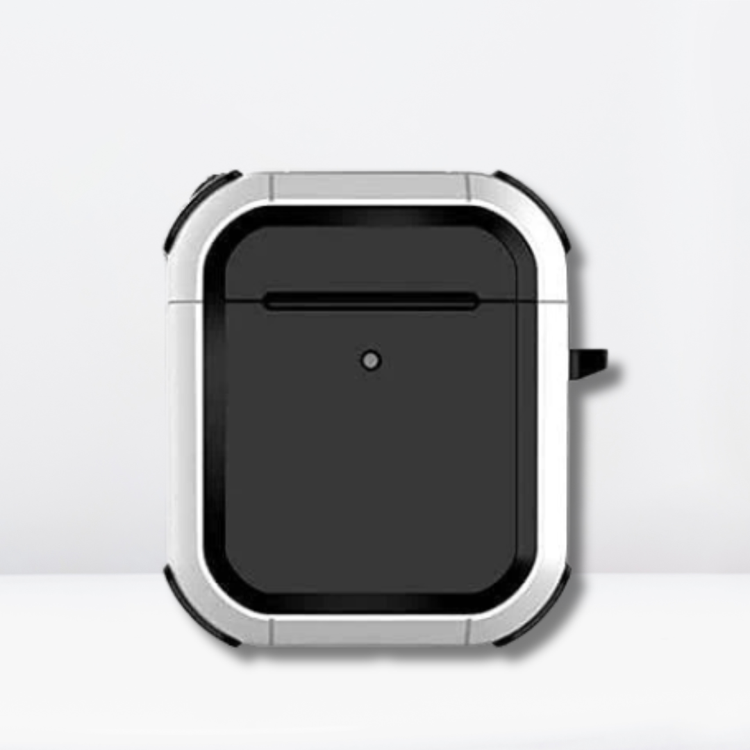 Rugged PC + TPU Shock-Absorbing Protective AirPod 1/2 Case