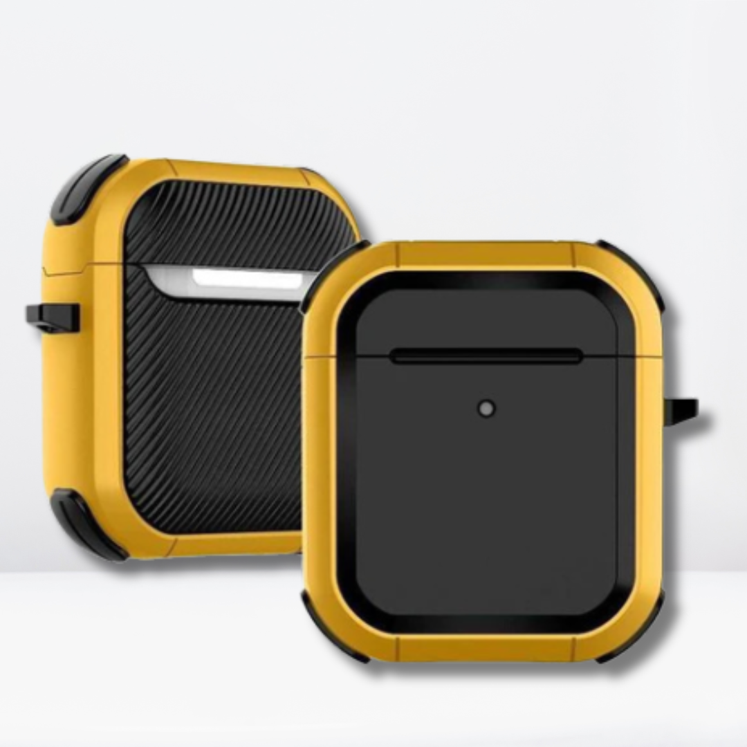Rugged PC + TPU Shock-Absorbing Protective AirPod 1/2 Case