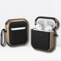 Rugged PC + TPU Shock-Absorbing Protective AirPod 1/2 Case