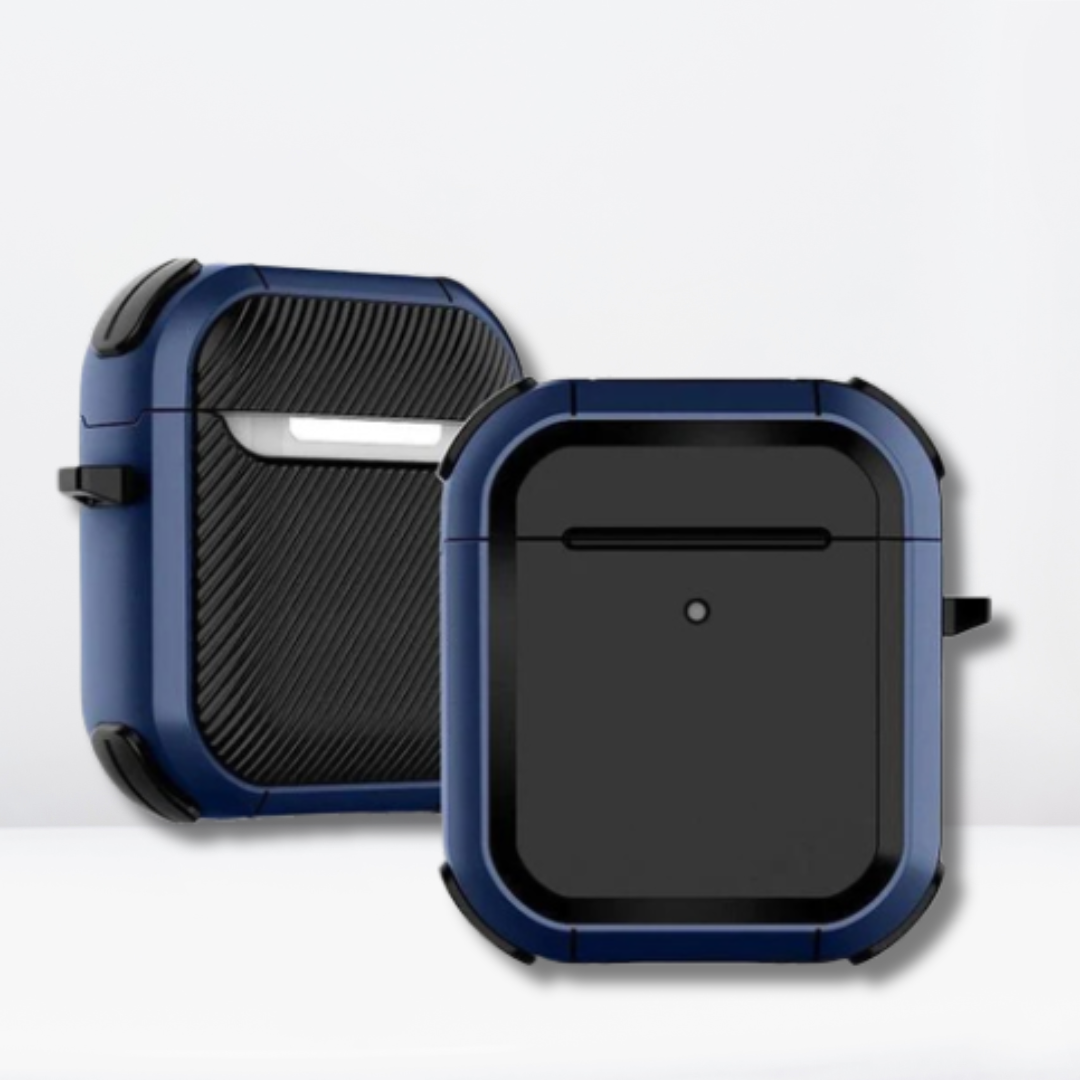 Rugged PC + TPU Shock-Absorbing Protective AirPod 1/2 Case