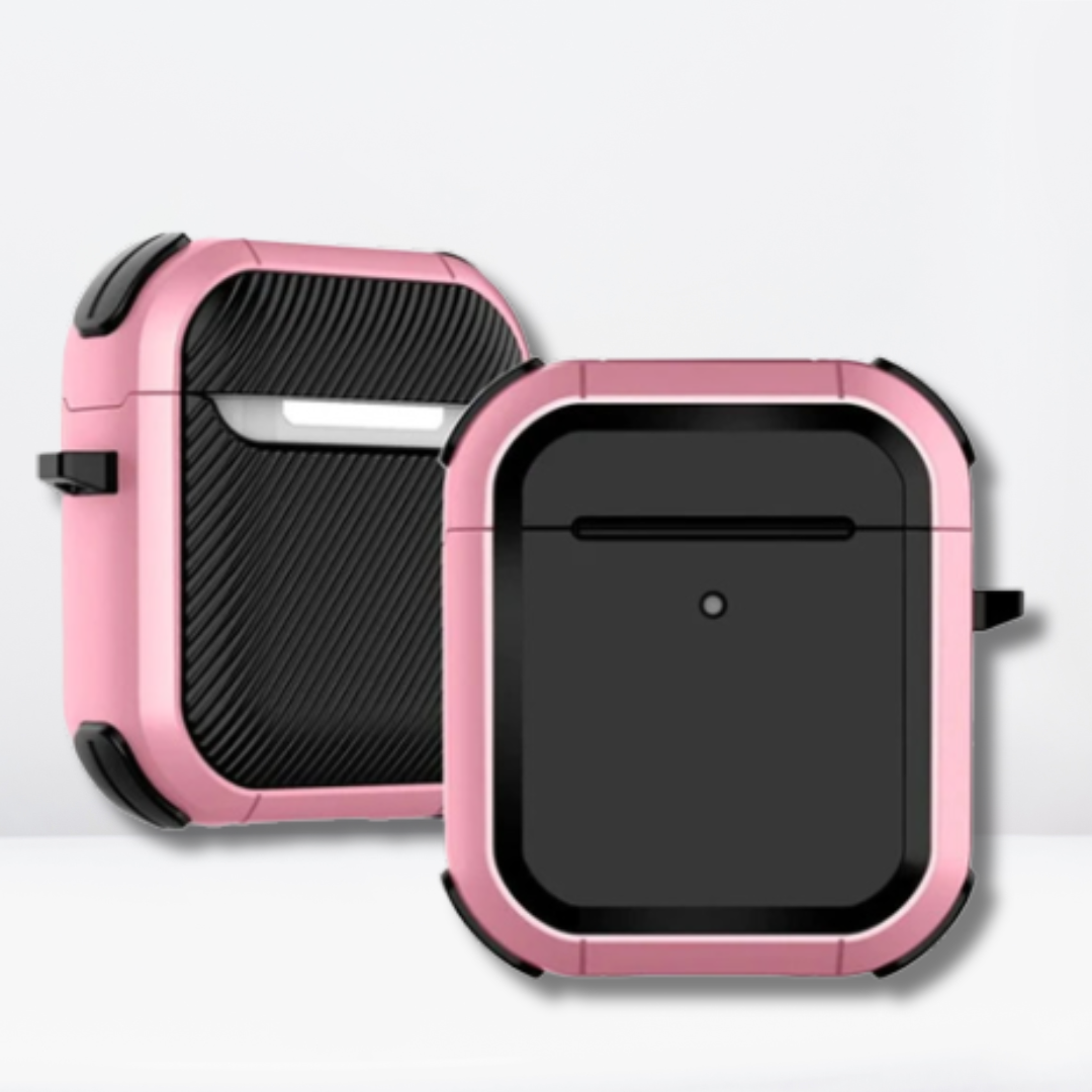 Rugged PC + TPU Shock-Absorbing Protective AirPod 1/2 Case