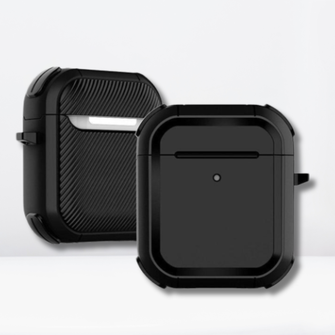 Rugged PC + TPU Shock-Absorbing Protective AirPod 1/2 Case