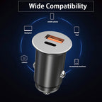 WiWU™ Super fast Car Charger With Dual Ports Mobile Case by CoverMeUp - Style 23