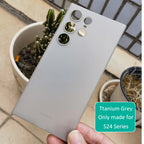 Samsung Galaxy S24 Ultra Kzdoo 0.3mm Ultra Slim Air Skin Paper Case - Titanium Mobile Case by CoverMeUp - Style 2