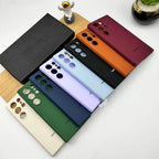 Samsung Galaxy S24 Ultra Liquid Silicon Case With Logo-Brown Mobile Case by CoverMeUp - Style 2