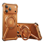 Protective Apple iPhone Back Cover - Luxury Z Shape Metal Case For iPhone - Style 11