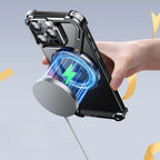 Protective Apple iPhone Back Cover - Luxury Z Shape Metal Case For iPhone - Style 29