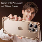 Protective Apple iPhone Back Cover - Border Skeleton Case For iPhone - Style 29