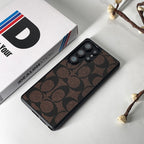 Samsung Galaxy S25 Ultra Leather Case - Brown Mobile Case by CoverMeUp - Style 5