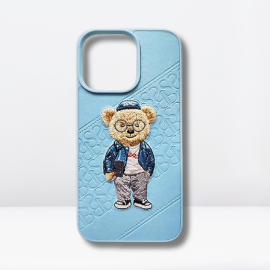 SB Polo Bear Leather Case for iPhone 14 Series