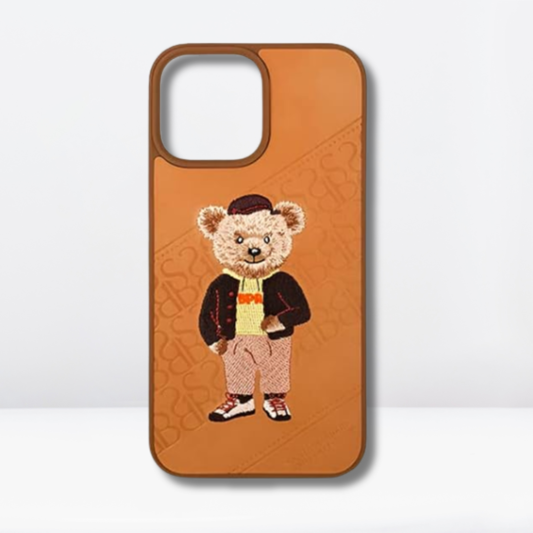 SB Polo Bear Leather Case for iPhone 14 Series