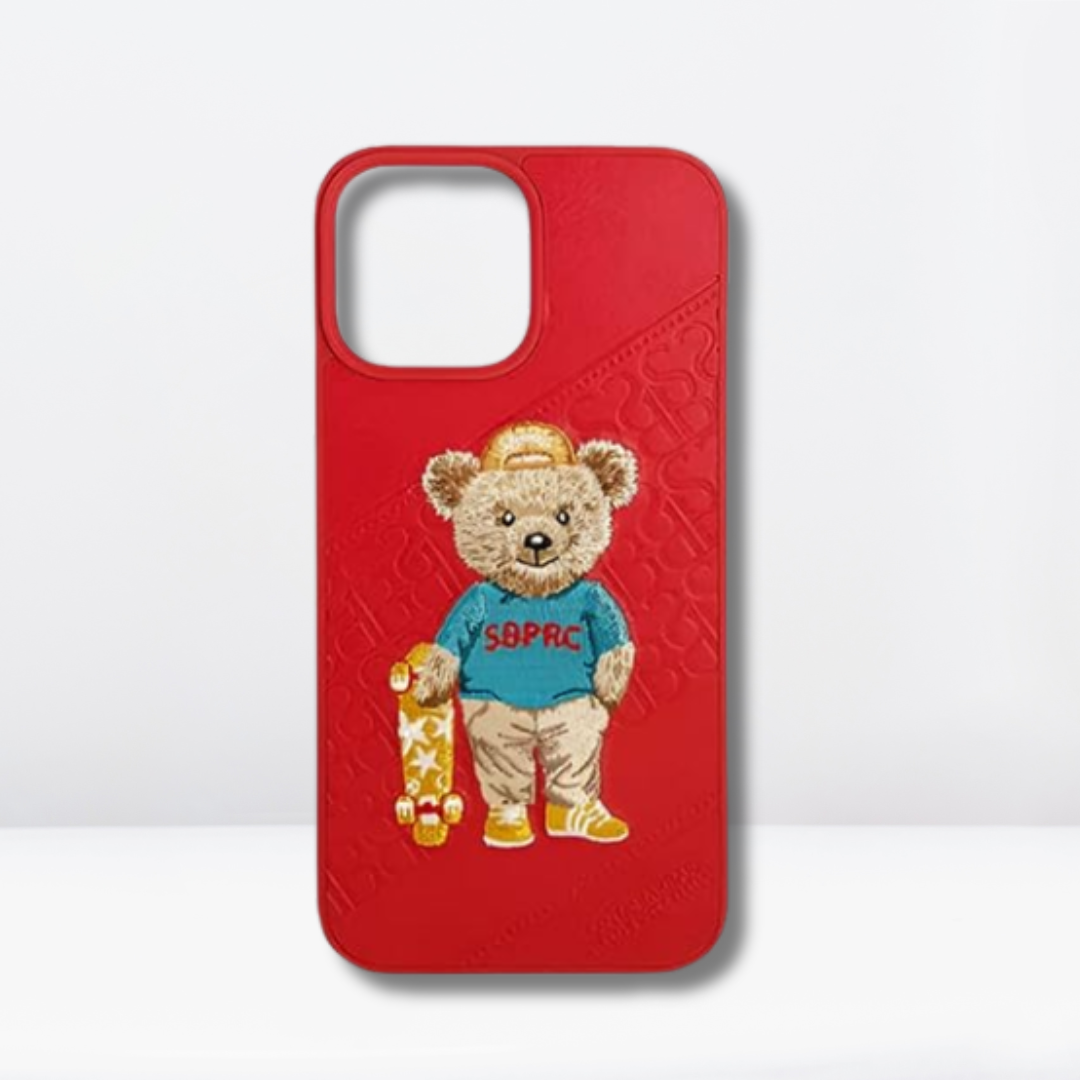 SB Polo Bear Leather Case for iPhone 14 Series
