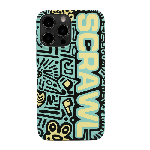 SCRAWL Abstract Art Case – iPhone 14 Pro