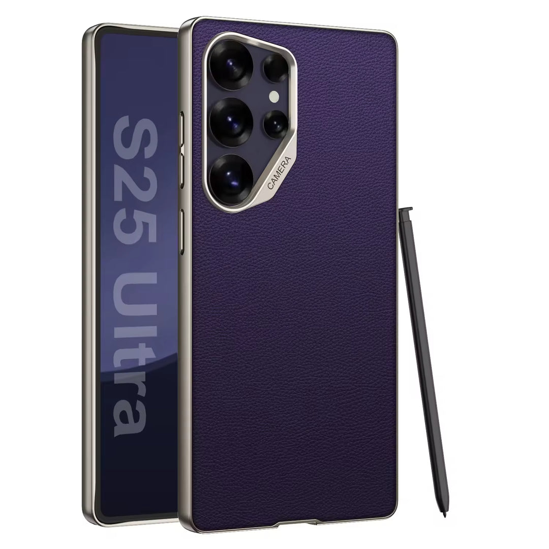 Samsung Galaxy S25 Ultra GKK Elite Weave Leather Armor Protective Case Mobile Case by CoverMeUp - Style 7