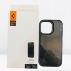 Protective Apple iPhone Back Cover - S Pigen ULTRA HYBRID Smoke Black Case for iPhone 13/14 Series - Style 4