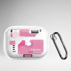 S Pigen Zero One Full Protective Case for AirPods 4 (Pink) Mobile Case by CoverMeUp