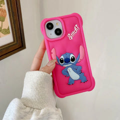 3D Fun Cartoon Silicone Soft Protective Phone Case for iPhone