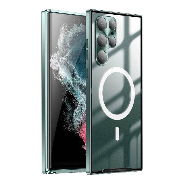 Matte Magsafe Case With Titanium Frame - Samsung Mobile Case by CoverMeUp - Style 2