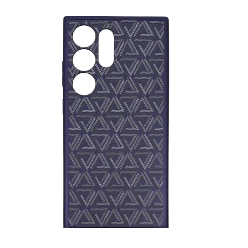 Samsung Galaxy S24 Ultra Protective Case – Slim Fit Shockproof Back Cover with Geometric Texture