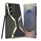 Samsung Galaxy S25 Ultra Elite Armor Edge Chrome Case Mobile Case by CoverMeUp - Style 9