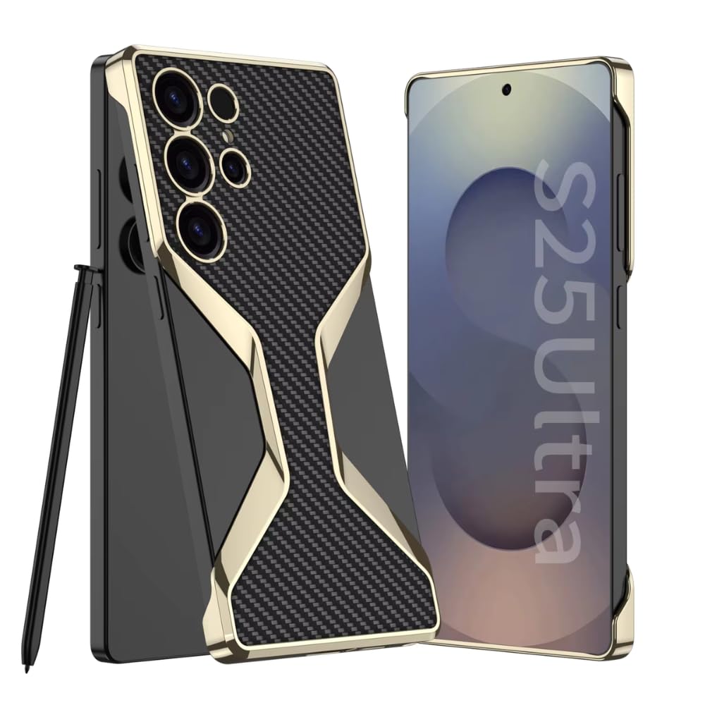 Samsung Galaxy S25 Ultra Elite Armor Edge Chrome Case Mobile Case by CoverMeUp - Style 5