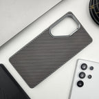 Samsung Galaxy S25 Ultra Super Thin Carbon Fiber Texture Case | Sleek & Durable Protection Mobile Case by CoverMeUp - Style 9