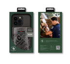 Protective Apple iPhone Back Cover - Santa Barbara Polo Hulda Series for iPhone 15 Pro (Dark Grey ) - Style 2