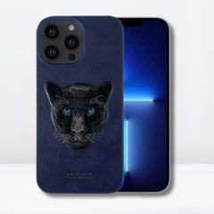 Savana Series Leather Case for iPhone 14 Series (Panther)