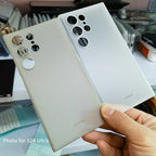 Samsung Galaxy S24 Ultra Kzdoo 0.3mm Ultra Slim Air Skin Paper Case - Titanium Mobile Case by CoverMeUp - Style 3