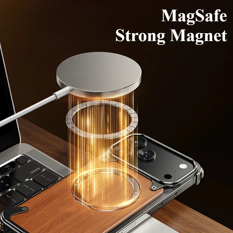 covermeup Walnut Lens Protection - iPhone Case