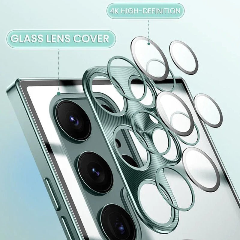 Luxury Ultra-Thin Magsafe Matte Metal Frame Case - Samsung Mobile Case by CoverMeUp - Style 34