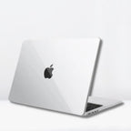 Hard Shell Sleek Protection case for MacBook Air 13 inch (1466) (Front & Back)(Transparent Clear) Mobile Case by CoverMeUp - Style 11