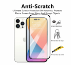 Protective Apple iPhone Back Cover - iPhone 14 Ultra HD Tempered Glass - Style 2