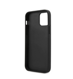 Protective Apple iPhone Back Cover - iPhone 13 Pro Max - PU LEATHER BLACK PYTHON PATTERN WITH METAL LOGO - GUESS - Style 3