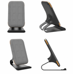 Metal Bracket Desktop Wireless Charger Mobile Case by CoverMeUp - Style 19