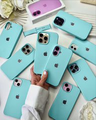 Liquid Silicon iPhone Case - Sea Blue